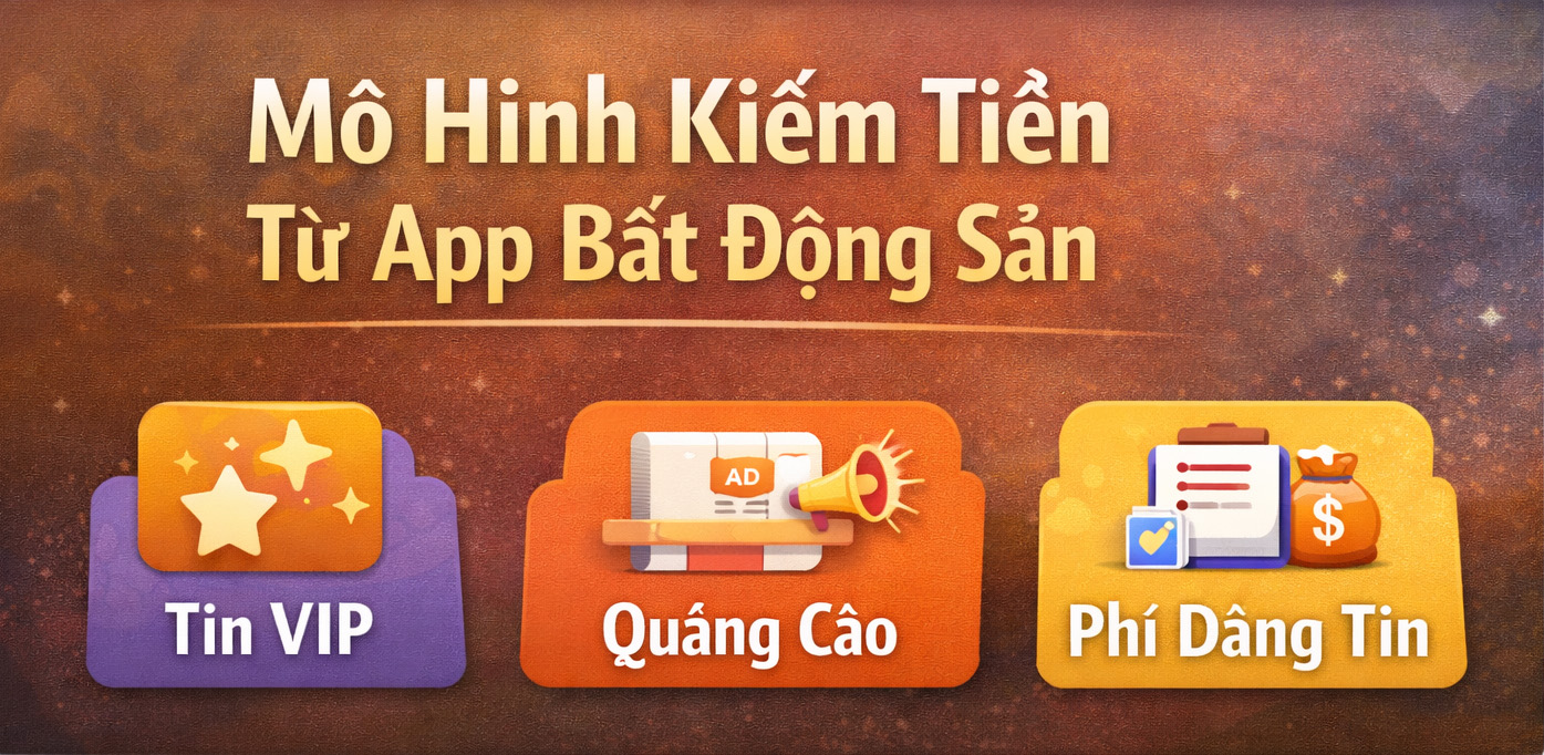 Mô Hình Kiếm Tiền Từ App Bất Động Sản Phổ Biến Hiện Nay