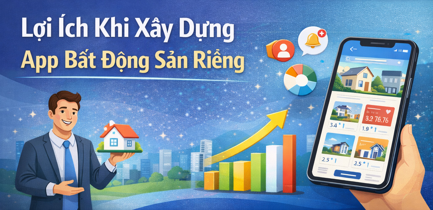 Lợi ích của việc xây dựng app bất động sản riêng
