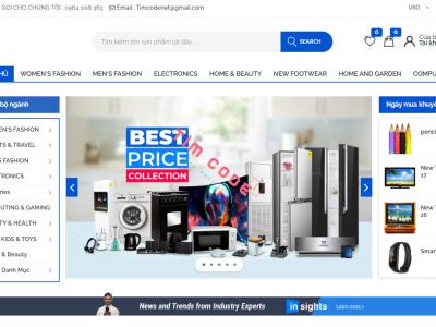 Website bán hàng tích hợp quản lý kho và đơn hàng