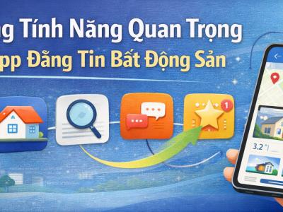Những tính năng quan trọng của app đăng tin bất động sản