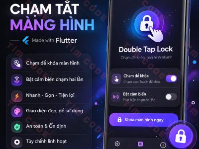 Ứng dụng Chạm Tắt Màn Hình – Flutter (Double Tap Lock Screen) | Kho ...